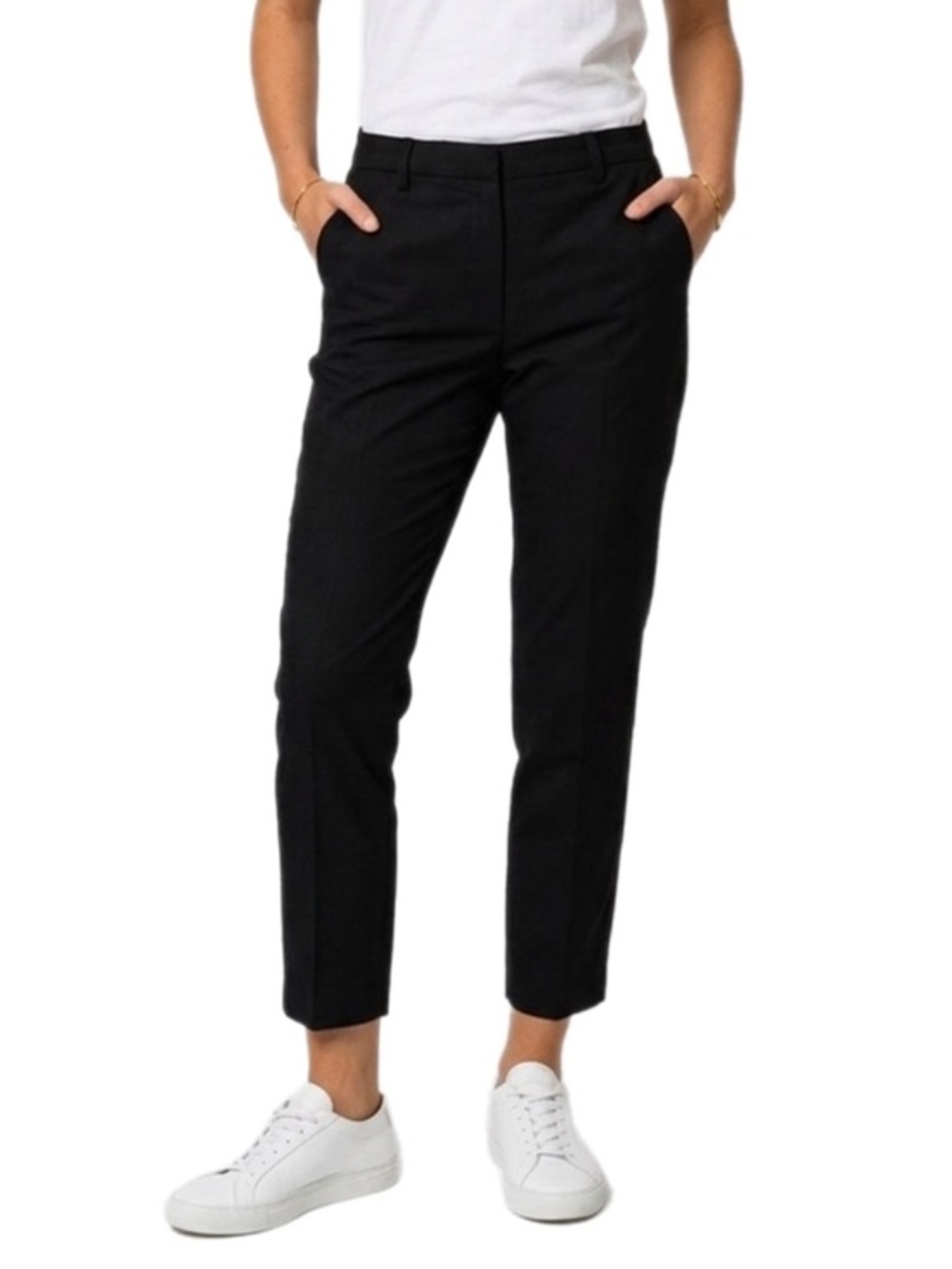 Balenciaga | Black Straight Leg Tailored Women's Pants